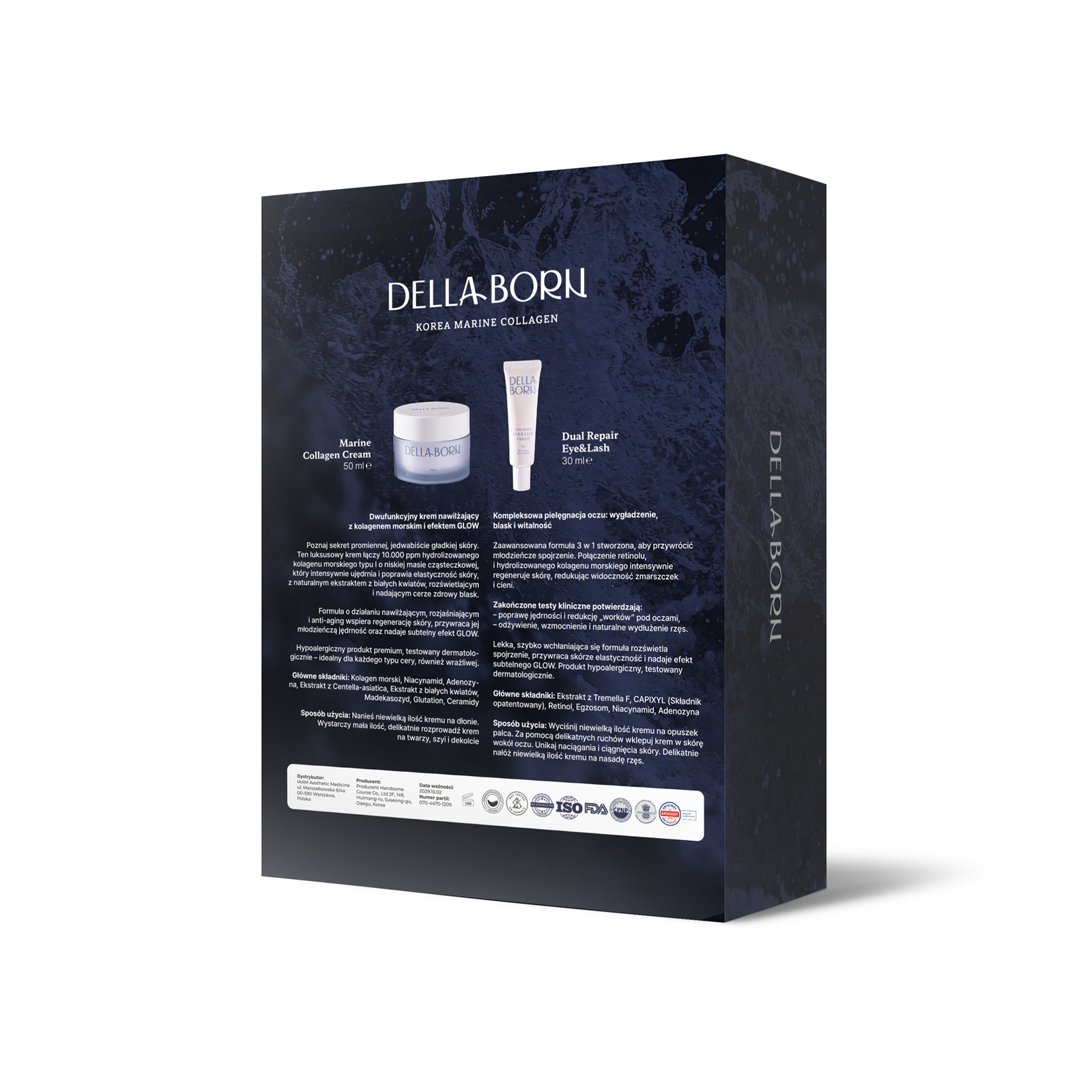 Christmas Box Della Born – Marine Collagen Cream & Dual Repair Eye&Las